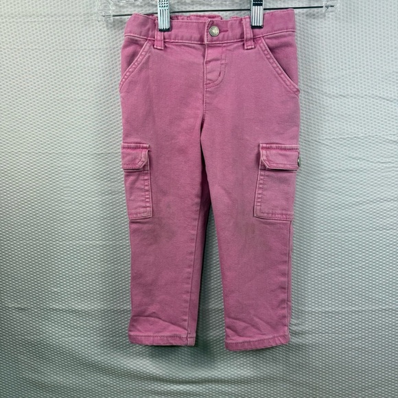 Pink Cargo Toddler Girl Pants Sz 3T - Picture 1 of 5